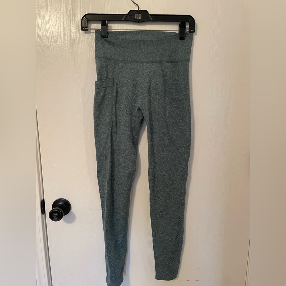 Green Active Wear Leggings